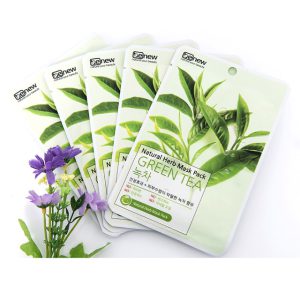 Mặt nạ trị mụn BENEW Natural Herb Mask Pack Green Tea