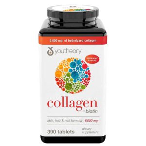 Viên uống Collagen Youtheory Collagen Biotin