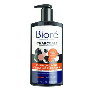 Sữa rửa mặt trị mụn Bioré Charcoal Acne Clearing Cleanser
