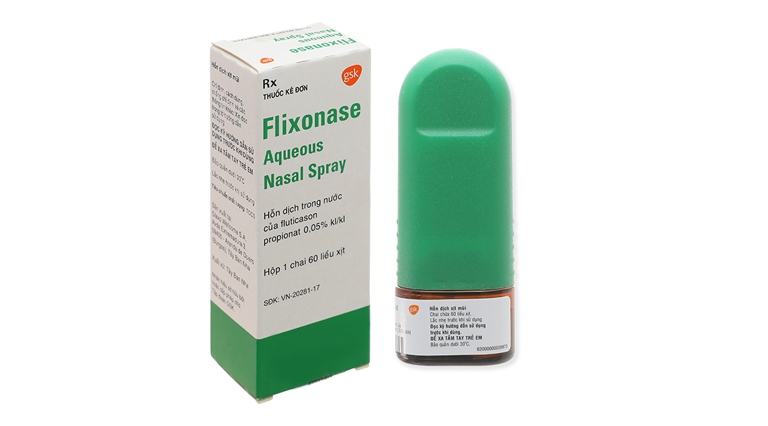 Xịt mũi FLIXONASE điều trị viêm mũi dị ứng